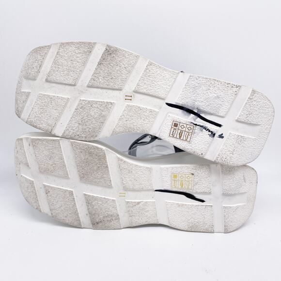 Jeffrey Campbell Women's Focused Gray Ankle Strap Platform Sandals Size 11 - Picture 7 of 14